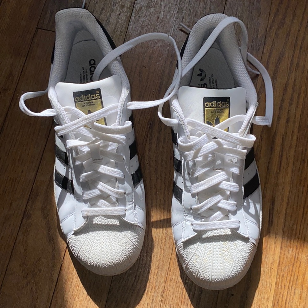Black and White Original Adidas Super Stars